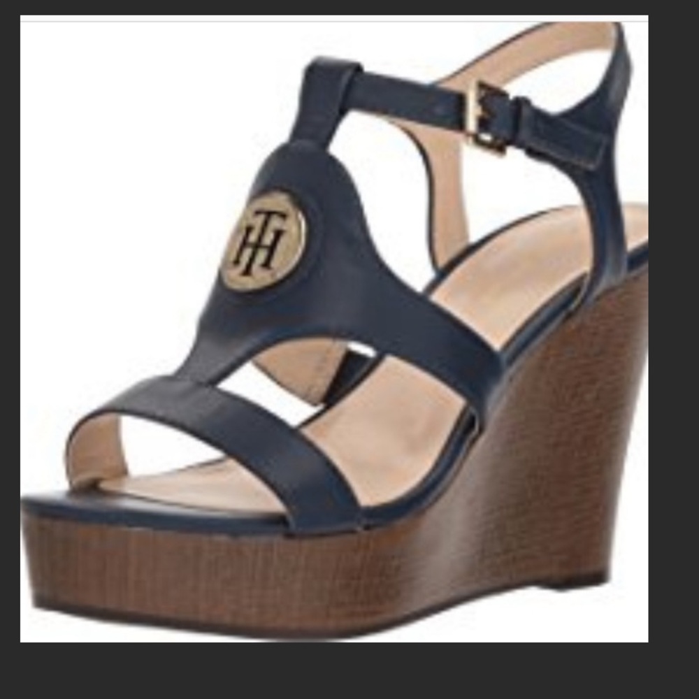 Tommy Hilfiger Kaydin wedges size 8.5
